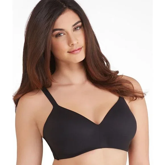 🆕 WACOAL How Perfect Seamless Soft Cup Wireless Bra #852189 Black 36C - Picture 3 of 8